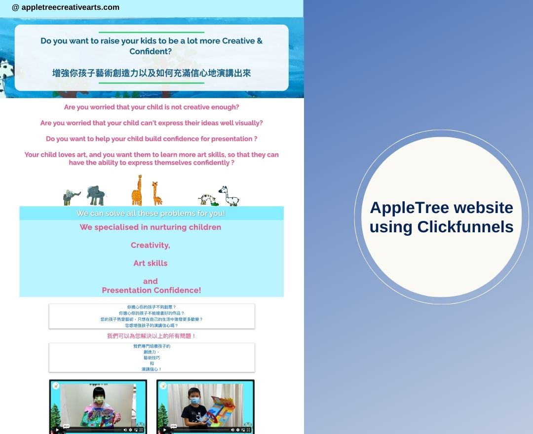 Built AppleTree website. Click the link below to review the website. 